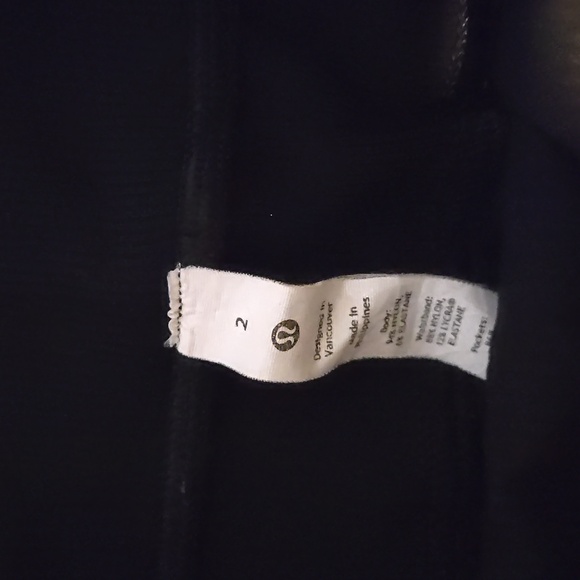Lululemon Black Joggers Size 2 - Picture 2 of 5